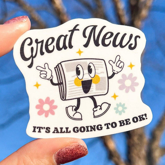 Great News Sticker