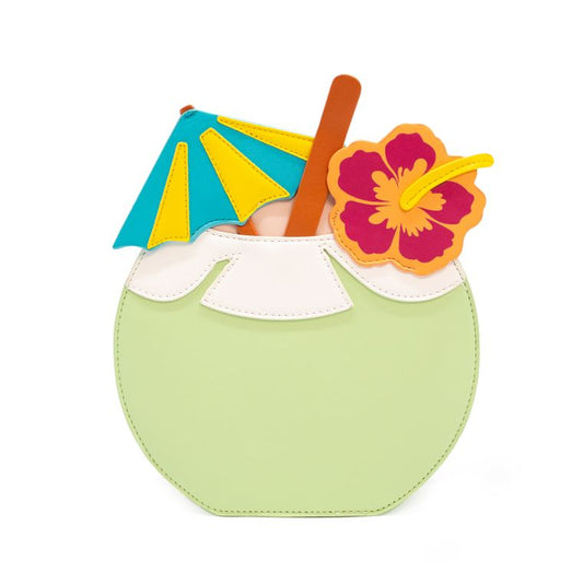 Sippin on a Coconut Drink Crossbody Bag