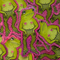 Sexy frog sticker glitter pride funny cute