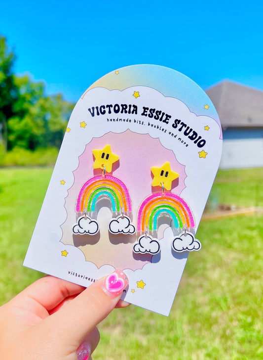 Rainbow Road Earrings