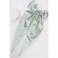 Satin Long Tail Bow Barrettes