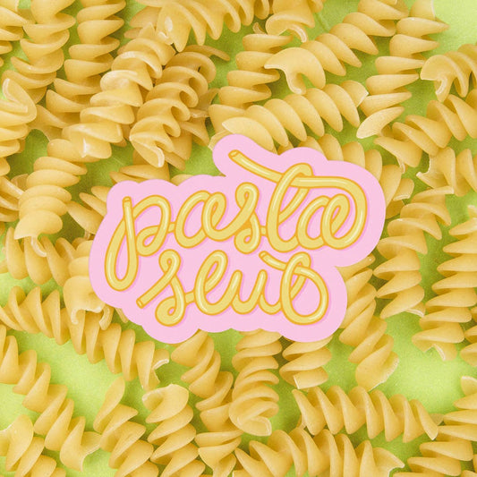 Pasta Slut Pink Vinyl Sticker
