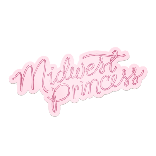 Midwest Princess Coquette Bow Vinyl Sticker