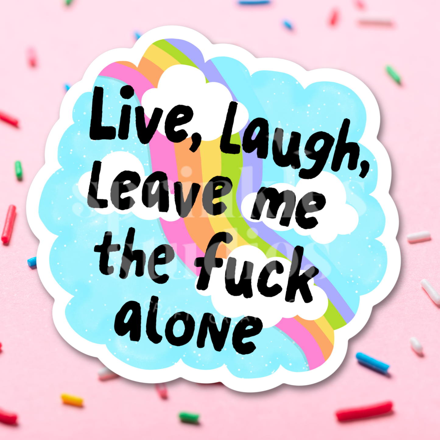 Live Laugh Vinyl Sticker