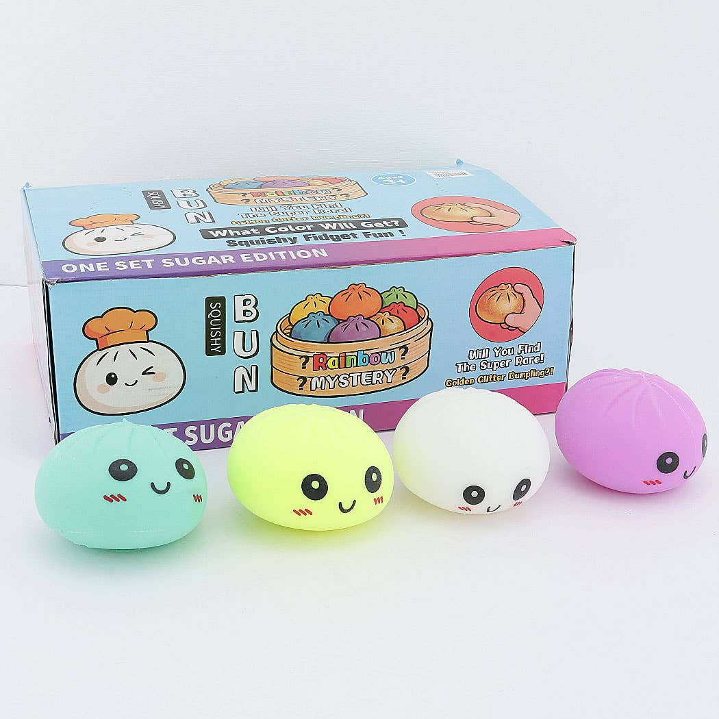 Cartoon Bun Squishy Fidget Toy
