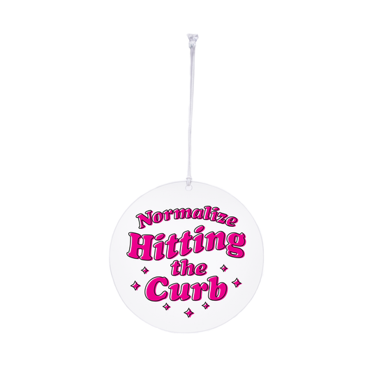 Normalize Hitting The Curb Rearview Mirror Car Charm