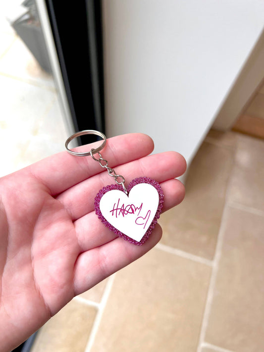 Harry Styles Keyring - Pink