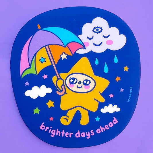 Sticker - Brighter Days Ahead Star