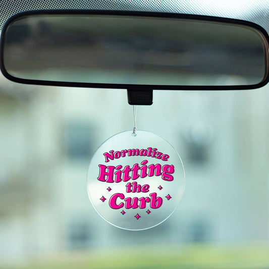 Normalize Hitting The Curb Rearview Mirror Car Charm