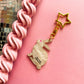 Wand & a Rabbit Keychain