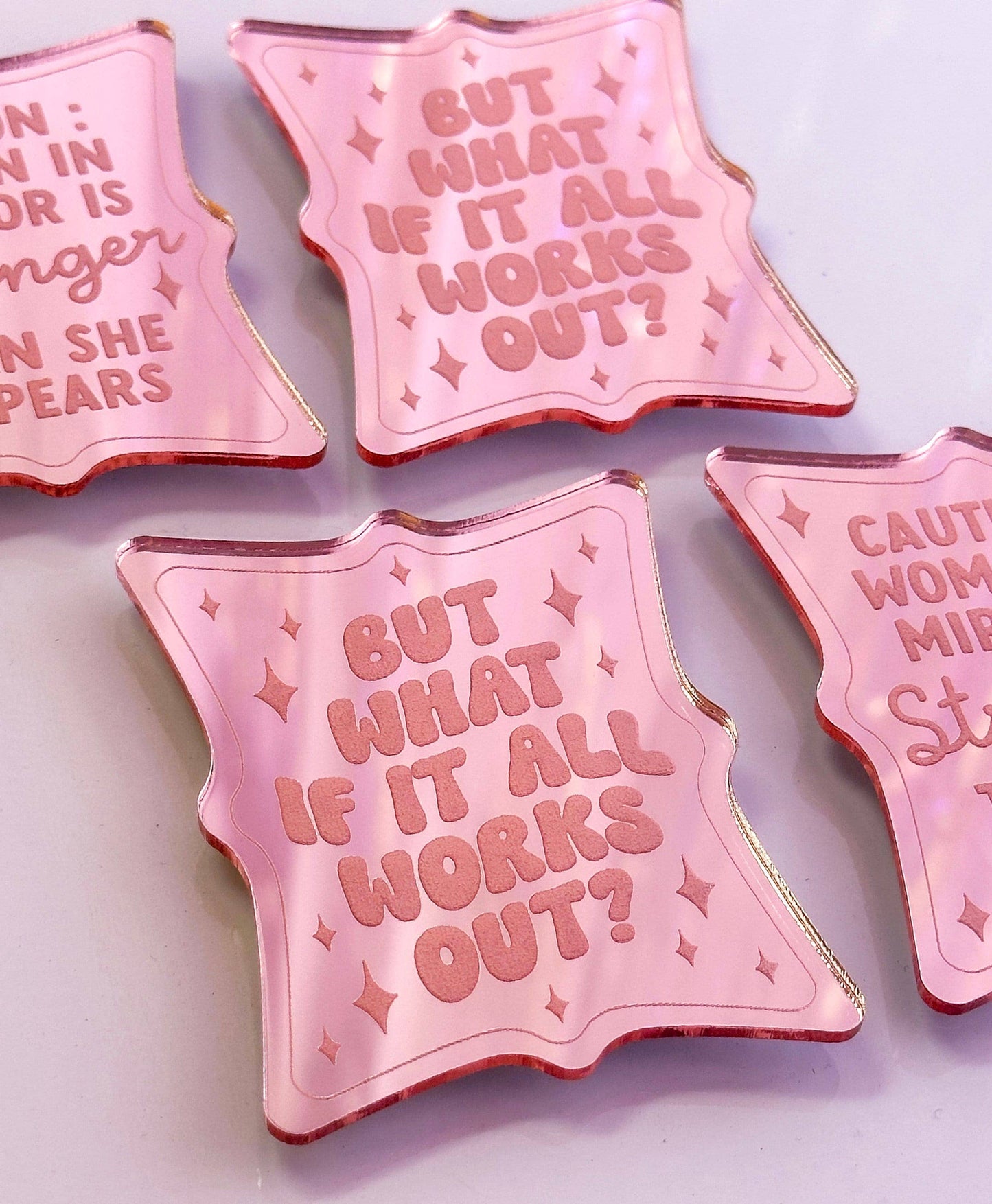 Engraved Mirror Magnets