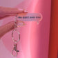 "We didn't even kiss" - Heated Rivalry Iridescent Keychains