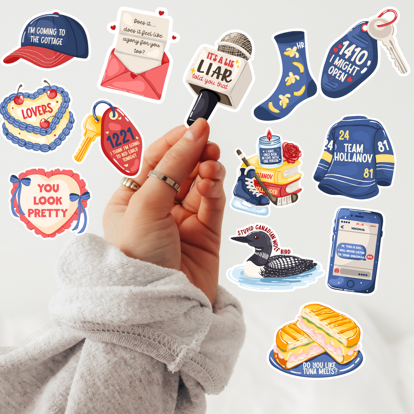 Heated Rivalry Stickers | Hockey | LGBTQ+