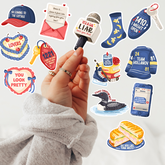Heated Rivalry Stickers | Hockey | LGBTQ+