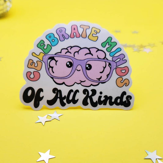 Celebrate diversity neurodivergent sticker hydroflask