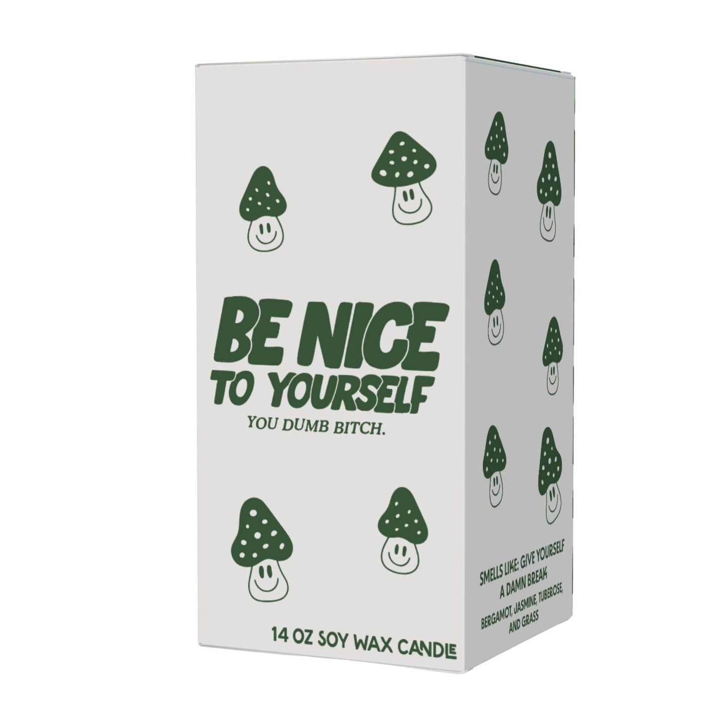 Be Nice To Yourself You Dumb Bitch Candle (funny gift)