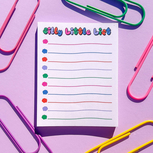 Silly Little List Mini Notepad