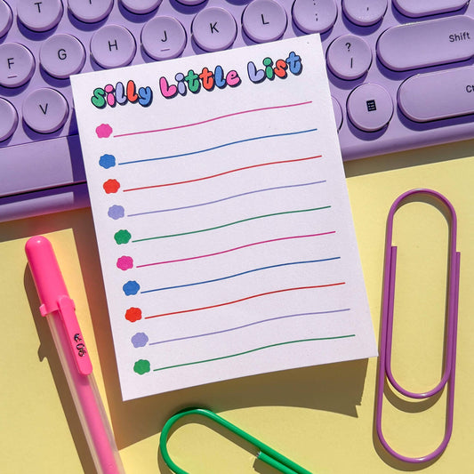 Silly Little List Mini Notepad