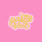 Pasta Slut Pink Vinyl Sticker