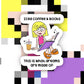 Iced Coffee And Books Dreams Are Made Of Sticker