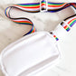 Rainbow Belt Bag - White