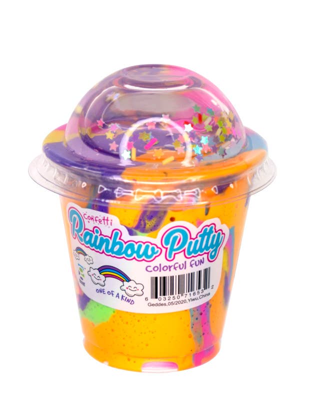 Confetti Rainbow Putty 12/display