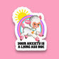 Your Anxiety Lying Sticker