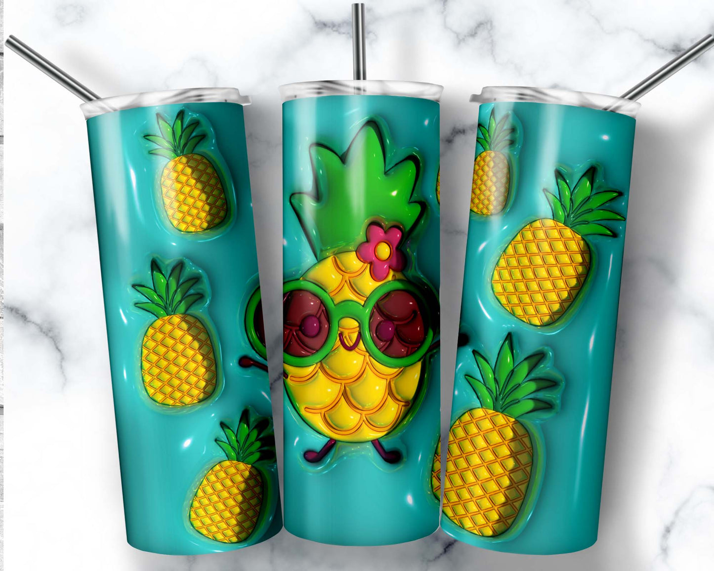 Groovy Pineapple 20 oz. Tumbler