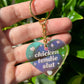 Chicken Tendie Slut Iridescent Acrylic Keychain