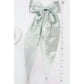 Satin Long Tail Bow Barrettes