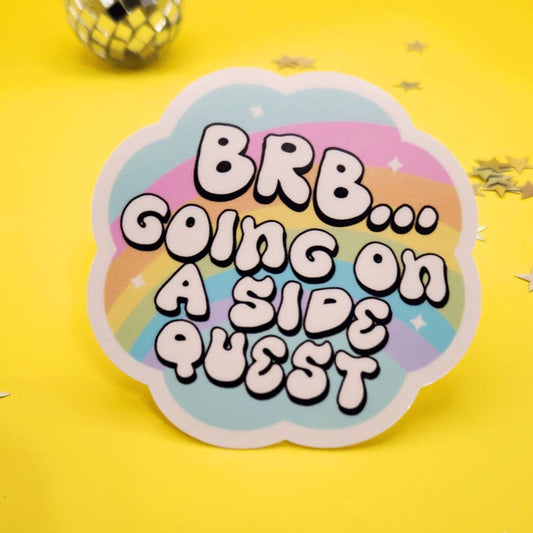 Going on a side quest sticker hydroflask planner