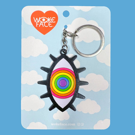 Keychain - Rainbow Eye