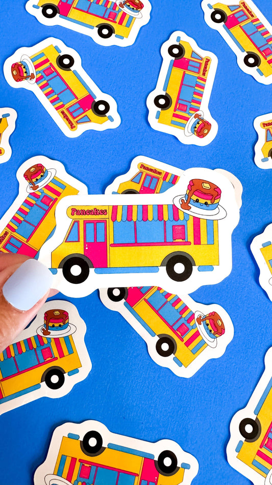 Pansexual Pancake Food Truck Sticker