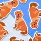 Golden Retriever Pride Dog Sticker