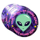 What The Hell Doing Here Alien Holographic Glitter Sticker