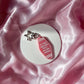 If A Man Talks Shit Then I Owe Him Nothing - Pink Keyring