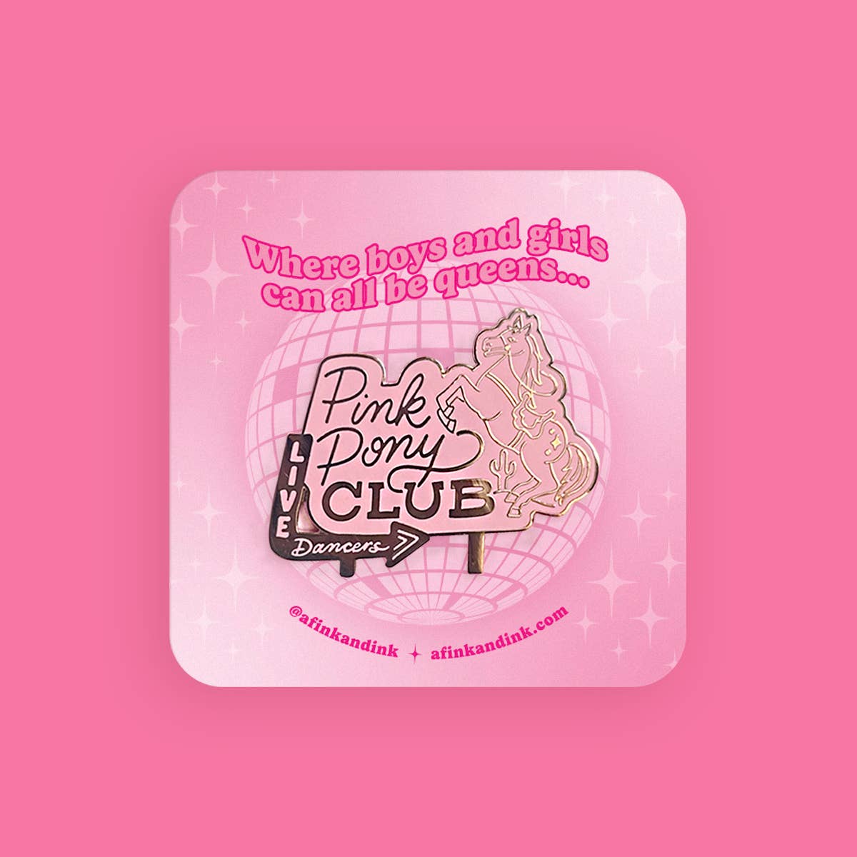 Pink Pony Club Chappell Roan Inspired Enamel Pin