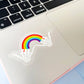 Rainbow Skull Hands LGBTQ+ Sticker