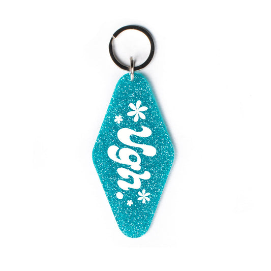 Ugh Glitter Motel Keychain