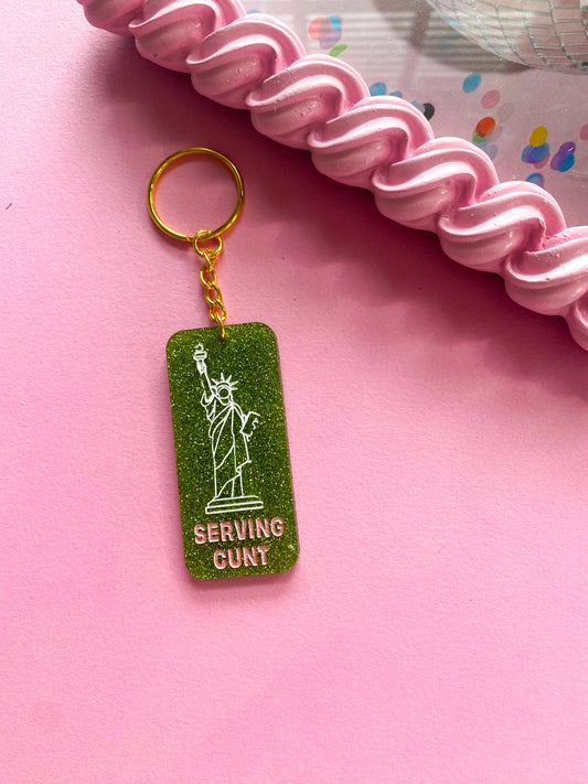 Serving C*nt Keychain