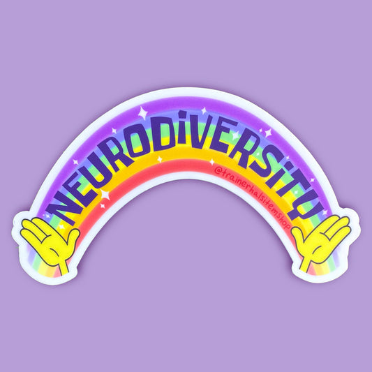Neurodiversity Rainbow Sticker