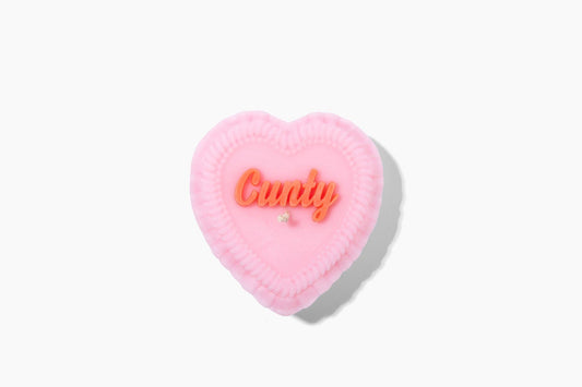 Cunty Heart Candle (cute, vintage cake candle, funny gift)