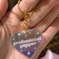 Professional Yapper Iridescent Acrylic Keychain