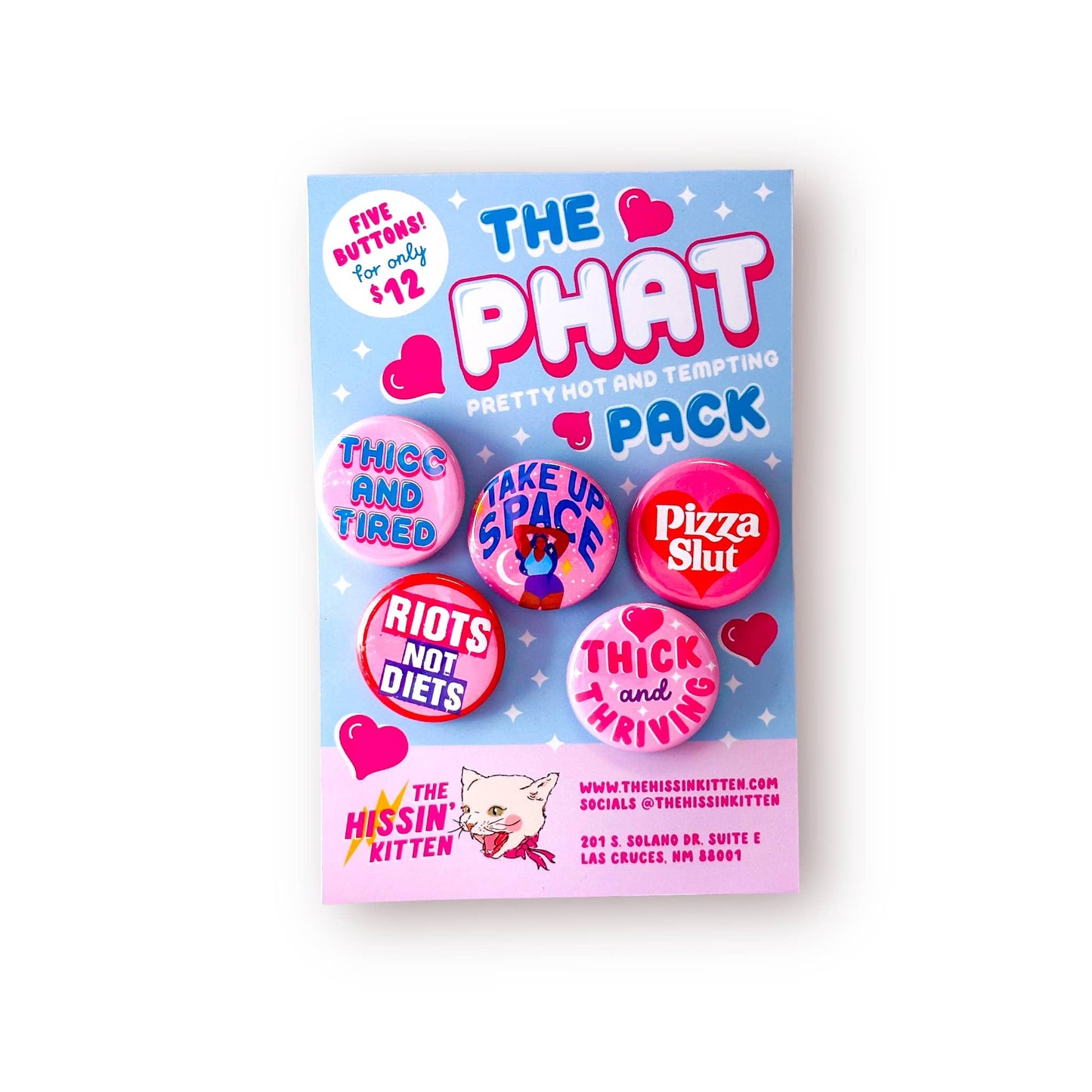 The Phat Pack (Buttons or Magnets!)