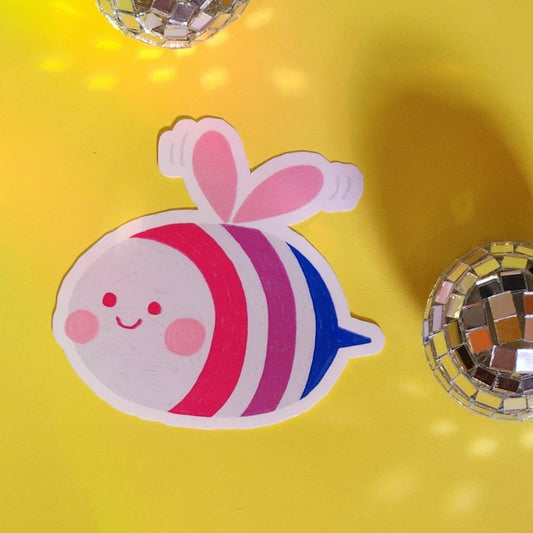 Bisexual sticker bee