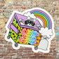 I Feel Like Freakin Garbage Vinyl Sticker