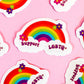 Support LGBTQ+ Rainbow Sticker