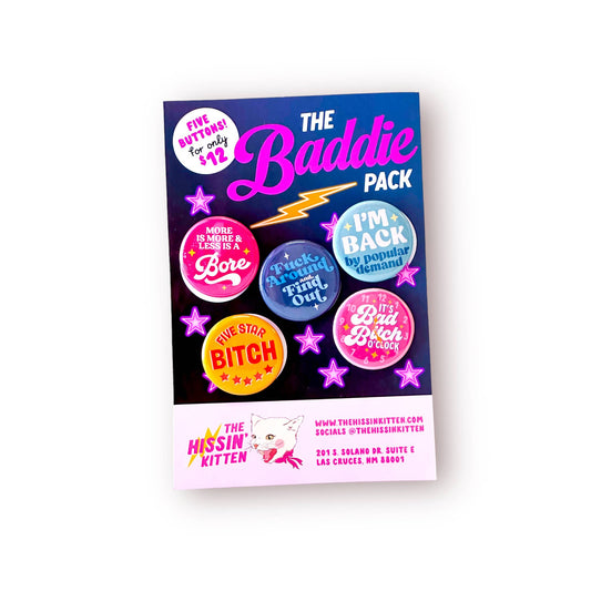 The Baddie Pack (Buttons or Magnets!)