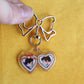 Mini Shane + Ilya Heated Rivalry Locket Bag Charm Keychain
