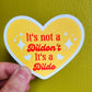 It's not a Dildon't dildo sticker funny sex positivity